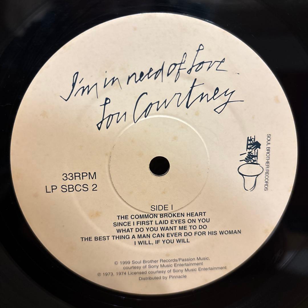 Lou Courtney I'm In Need Of Love レコード LP