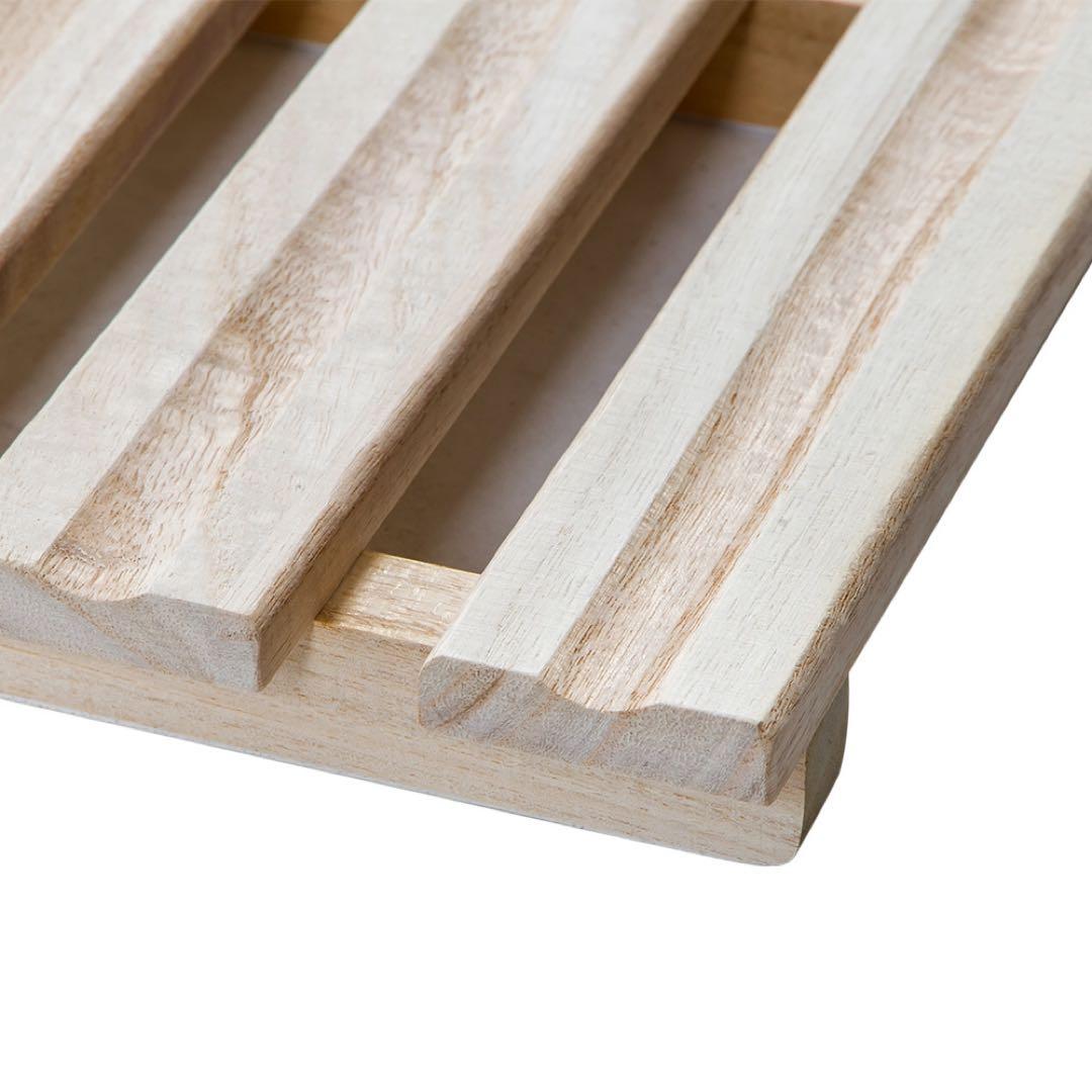 【新品】120cmゼミダブル 折りたたみすのこベッド 天然桐 二つ折りコンパクト