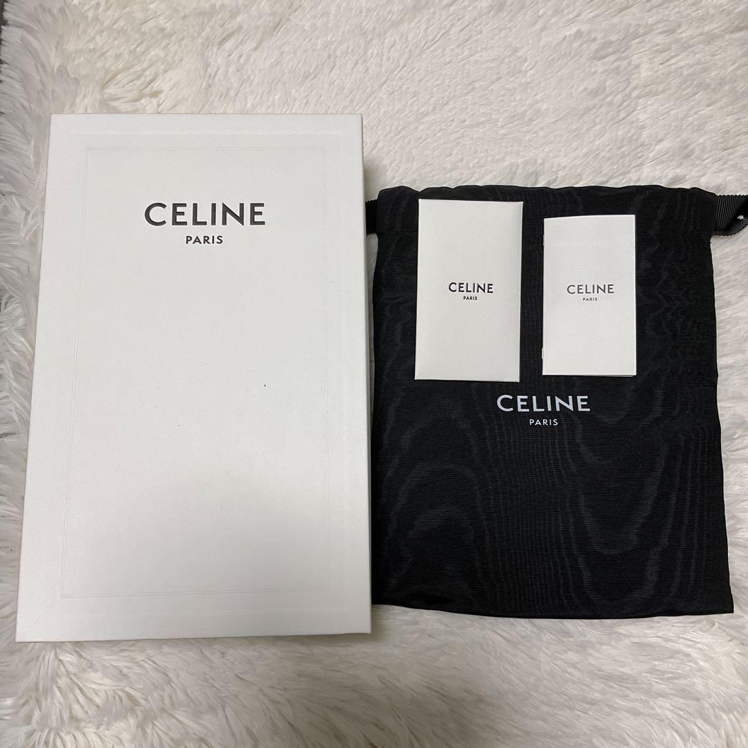 付属品完備♡美品♡CELINE セリーヌ トリオンフ 長財布 ブラック フラップ