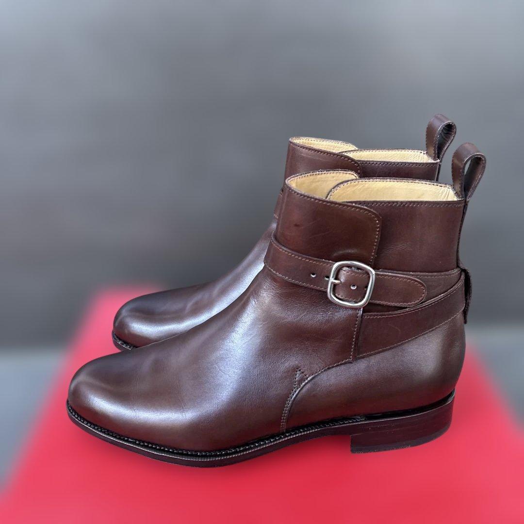 h*d様 CARMINAジョッパーブーツ 865 サイズ7 ダークブラウン