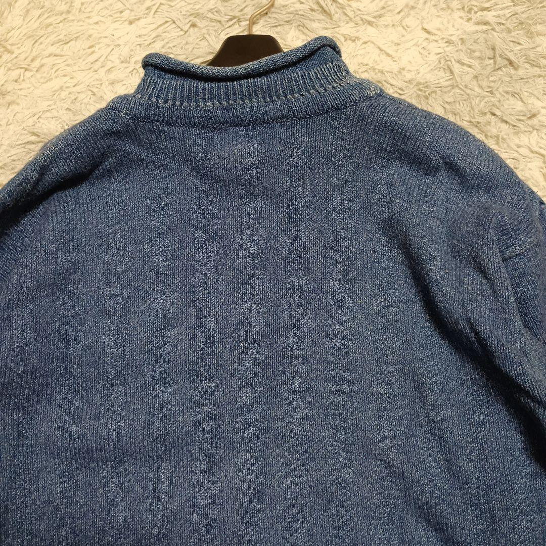 【Michael Ross】90s デニムセーター S インディゴ 藤原ヒロシ