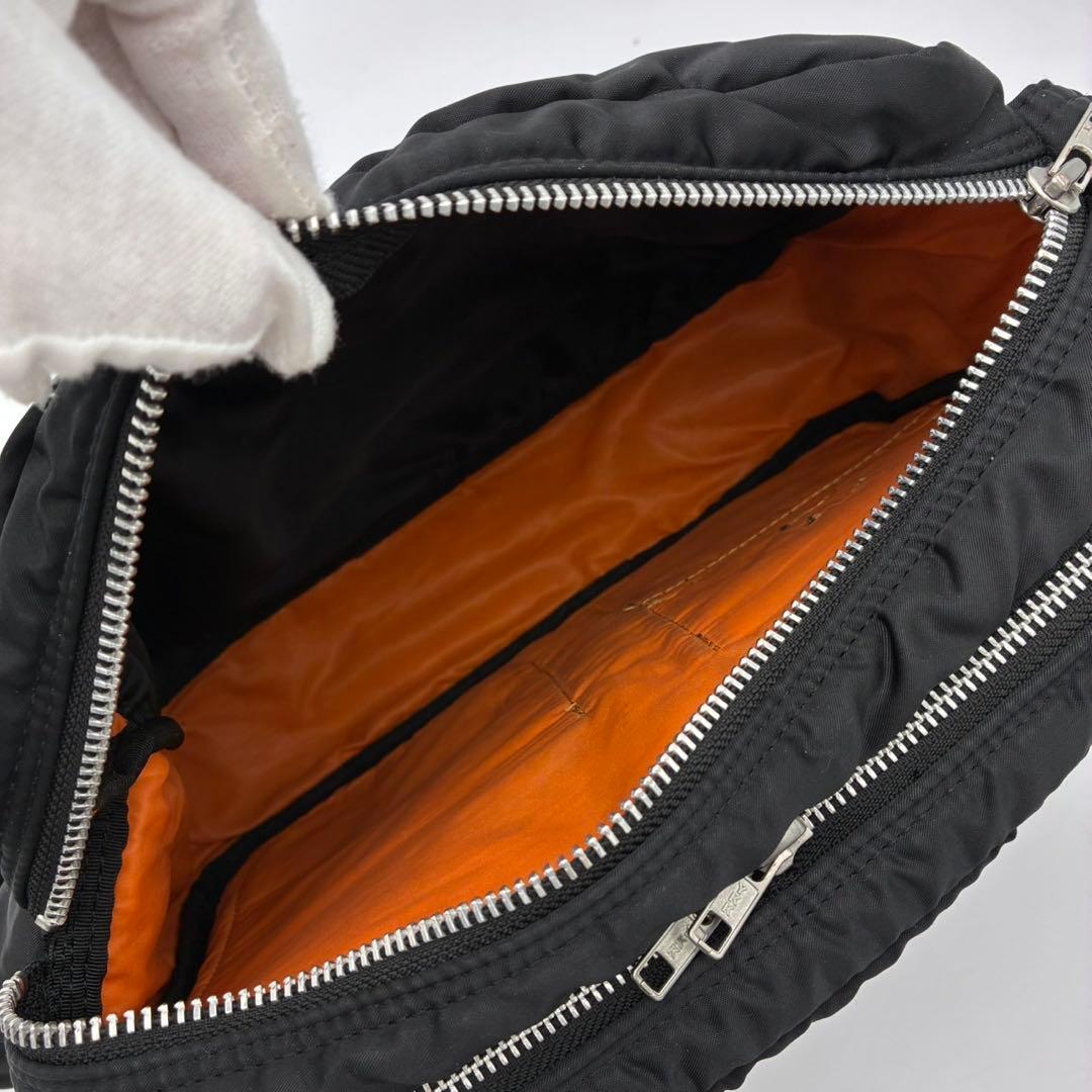 ポーター タンカー ショルダーバッグ L 2層 ブラック ナイロン 男女兼用