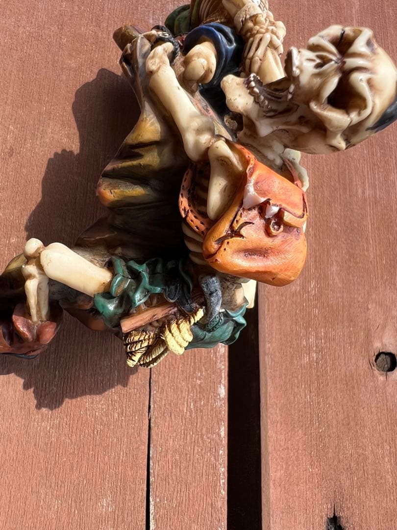 ドクロの置物セット 髑髏 スカル 小物入れ 小物置き 灰皿 インテリア オブジェ