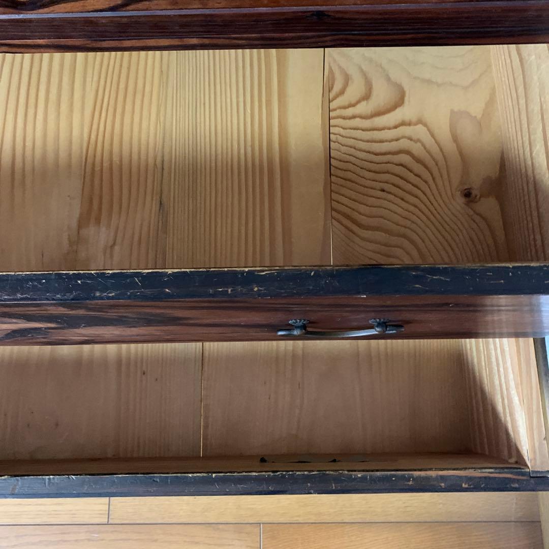 アンティーク家具 レトロ 重ね3段 箪笥 和たんす 収納箪笥