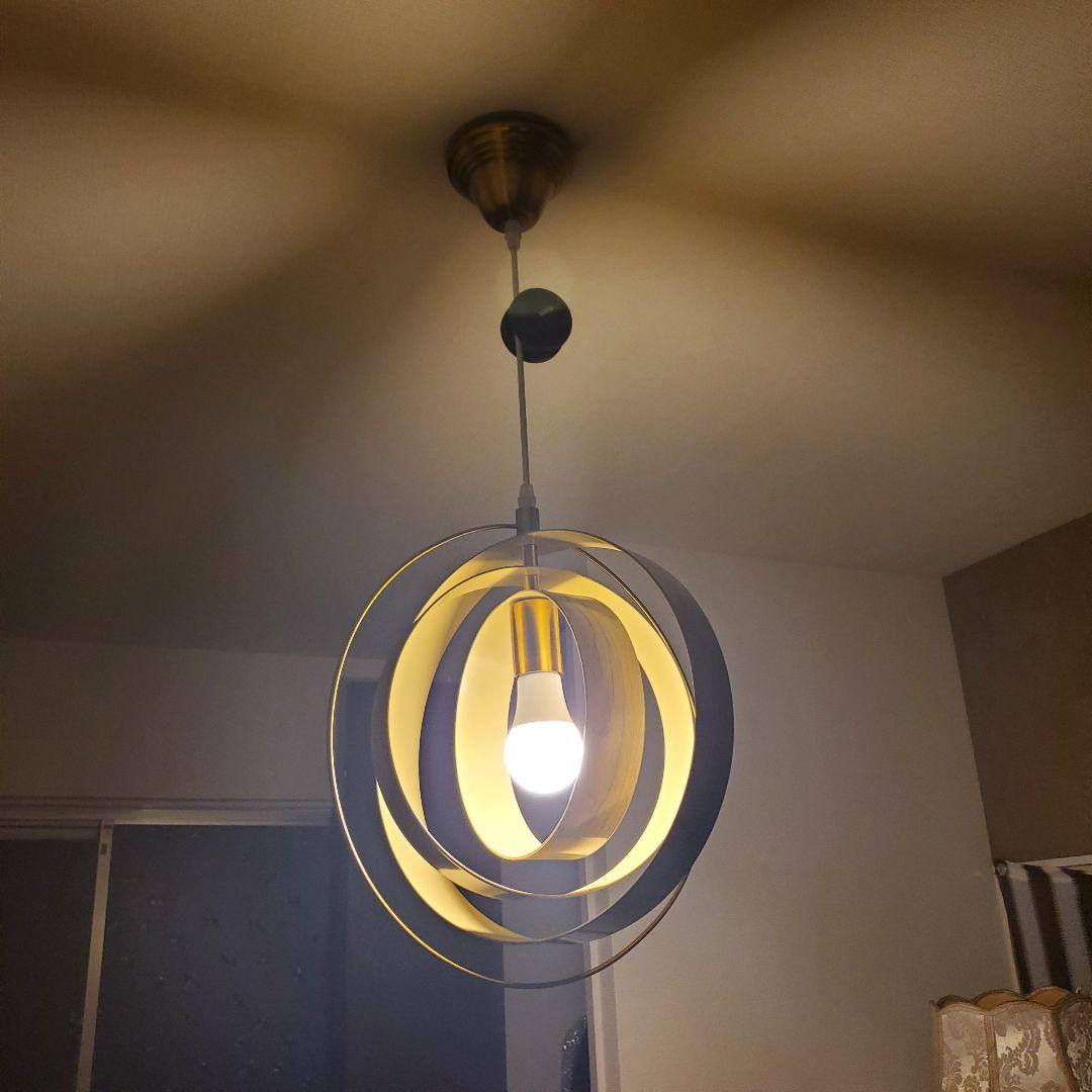 【電球付き】北欧モダン 天体モチーフ 3Dオービット ペンダントライト