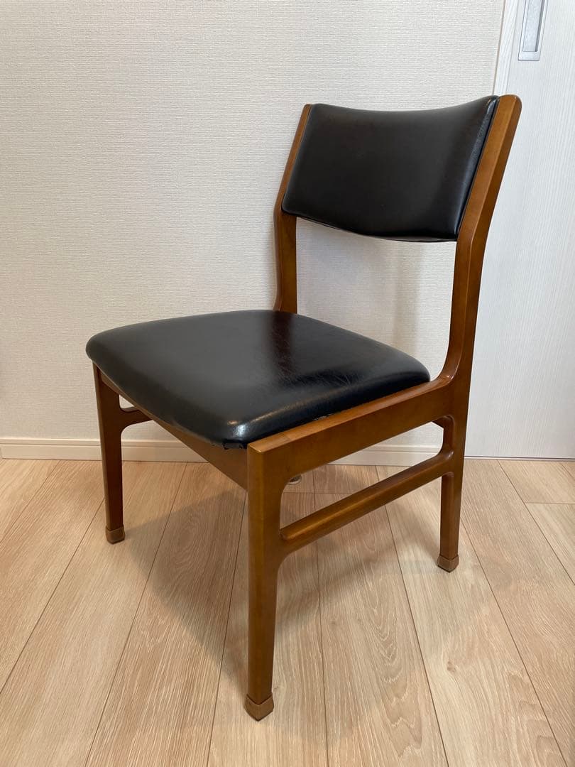 カリモク60 ｜アームレスダイニングチェア ブラック｜正規品