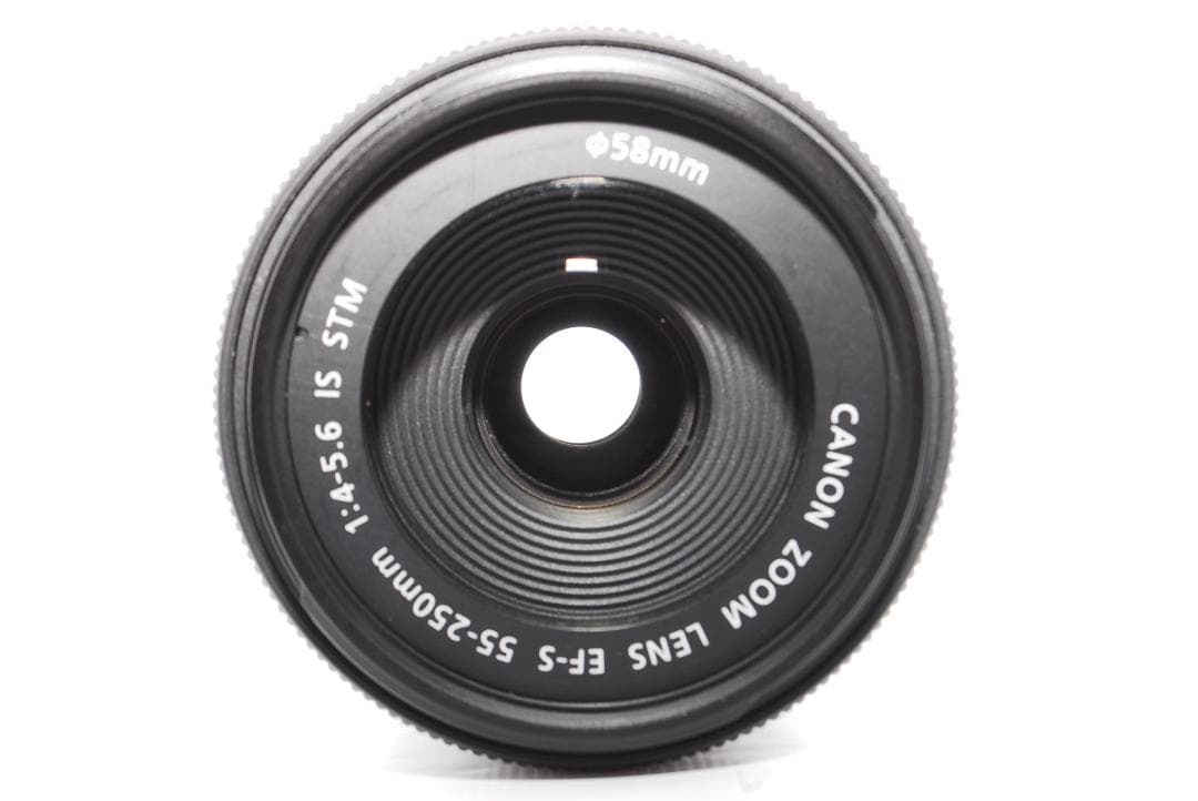 望遠レンズ Canon EF-S 55-250mm F4-5.6 IS STM