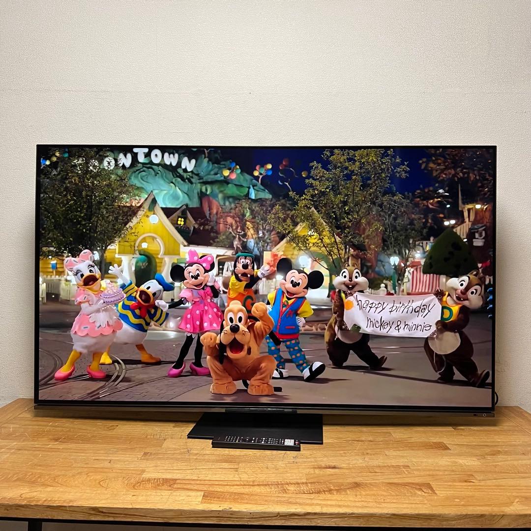 東芝 65V型4K有機ELテレビ REGZA スマートテレビ 65X8900N