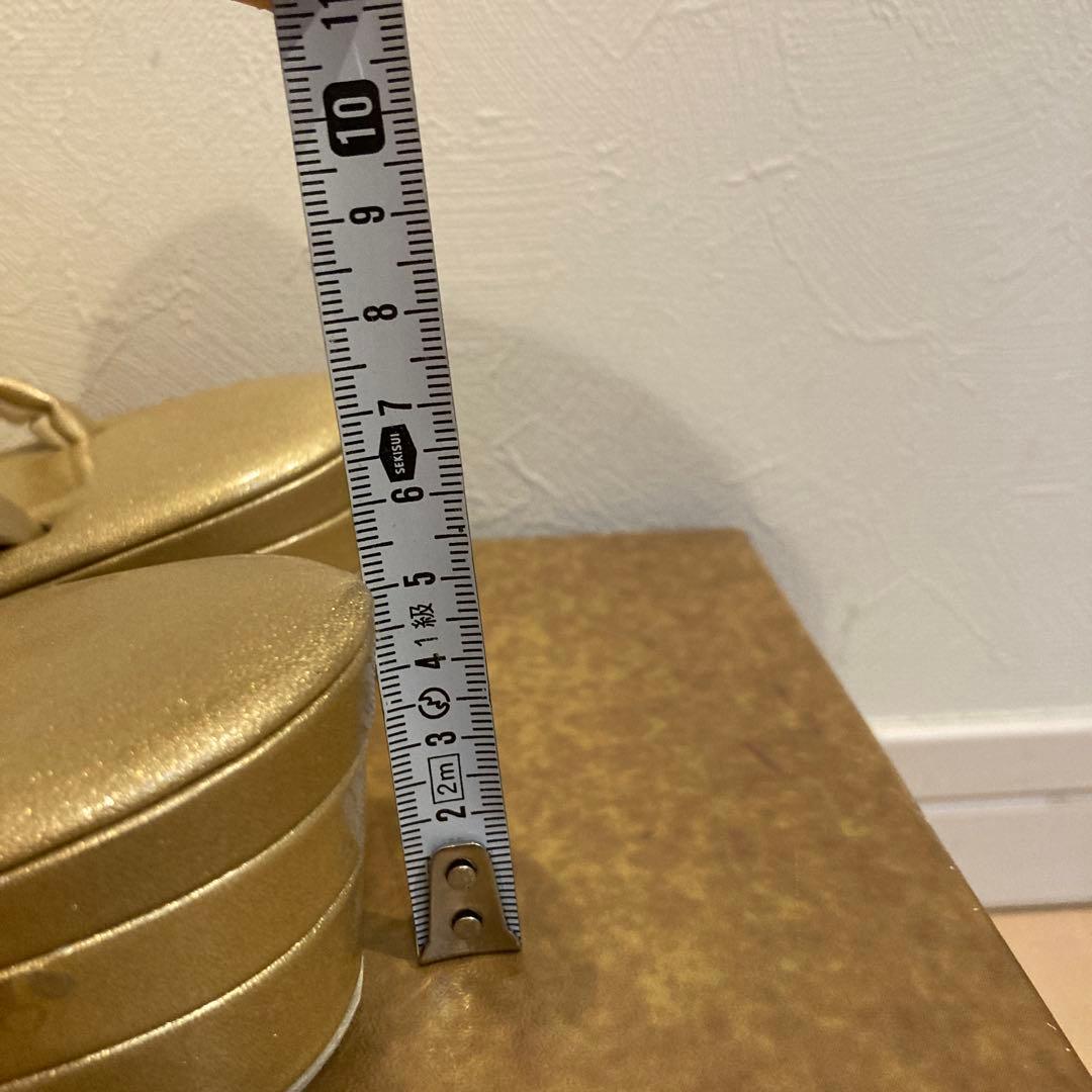 金鷲☆礼装用ゴールド草履バッグセット