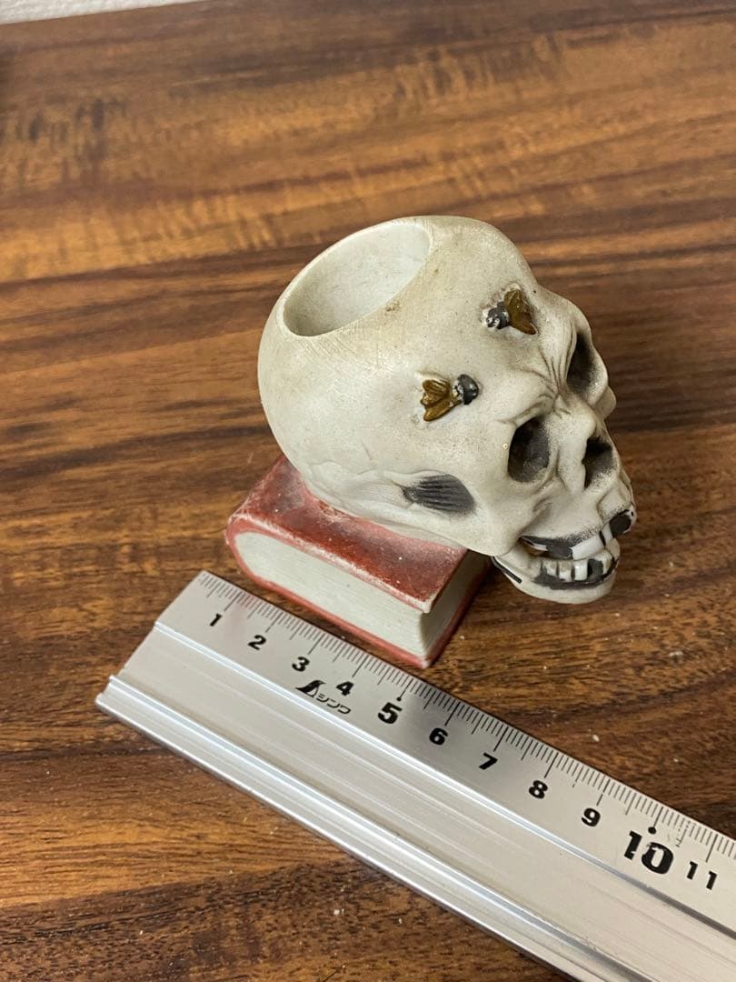 30s'40s' ビンテージスカルデザイン 灰皿　マッチホルダー古着ロカビリー