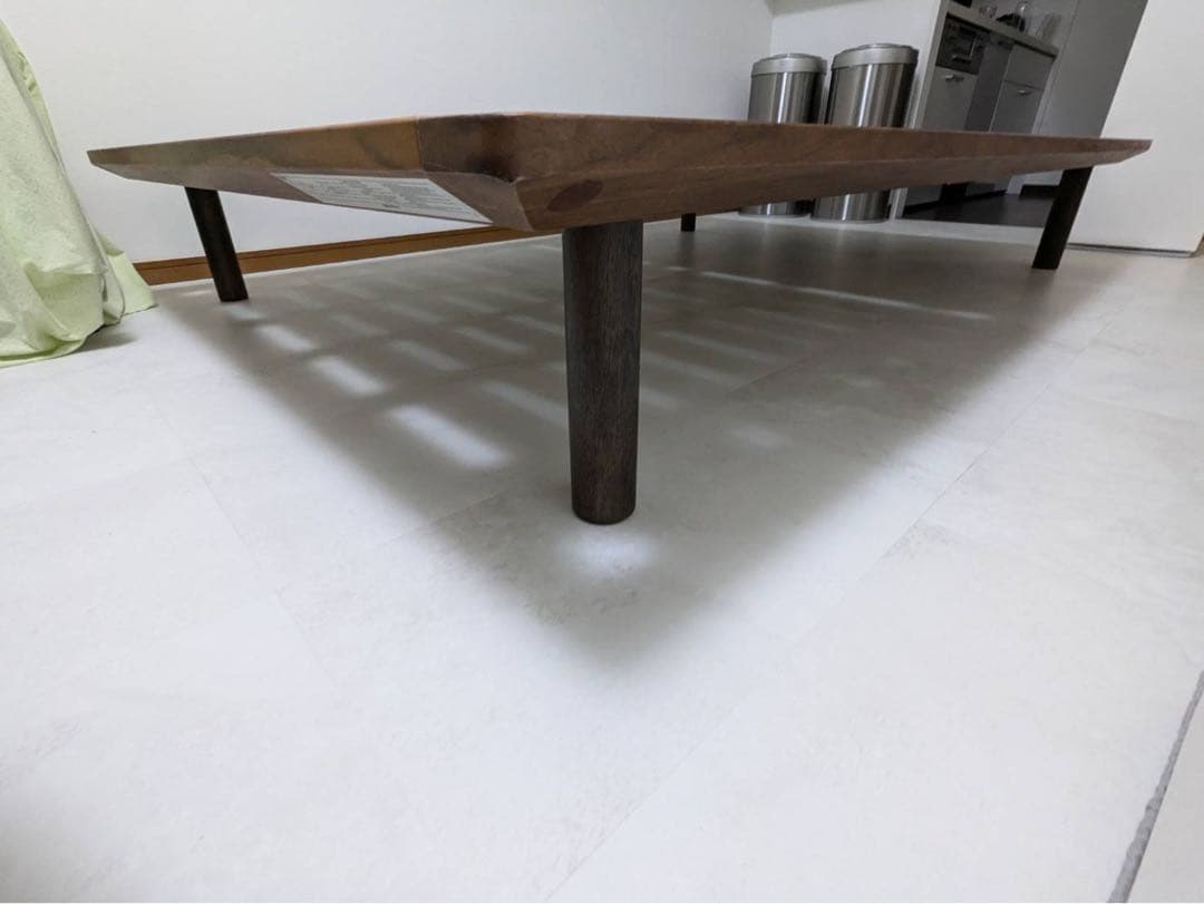 無印良品　木製ベッドフレーム　ダブル　ウォールナット　(2021年製)