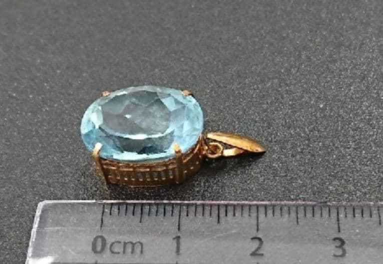 ブルートパーズ ペンダントトップ