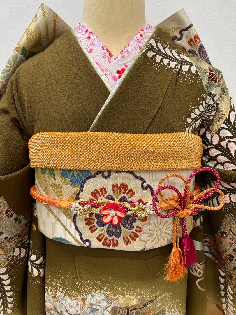 振り袖　フルセット　別誂長襦袢　成人式　翠山工房　辻ヶ花　金彩加工　桐屋　721