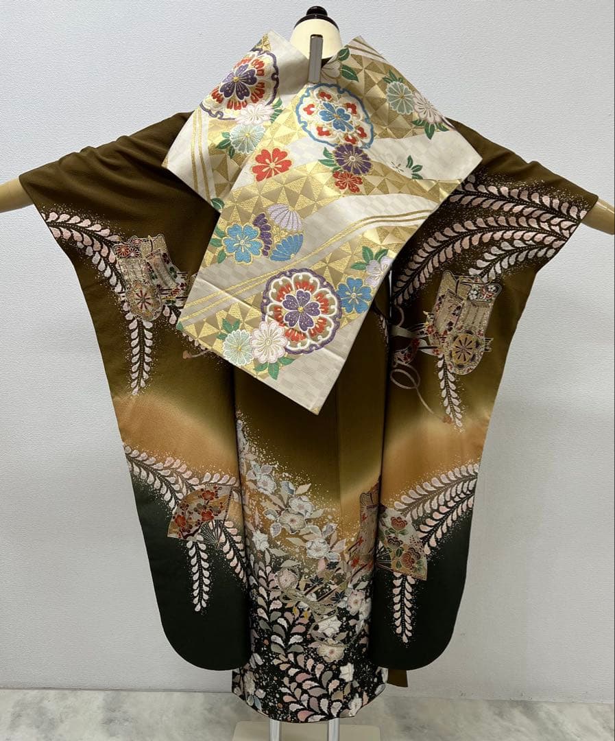振り袖　フルセット　別誂長襦袢　成人式　翠山工房　辻ヶ花　金彩加工　桐屋　721
