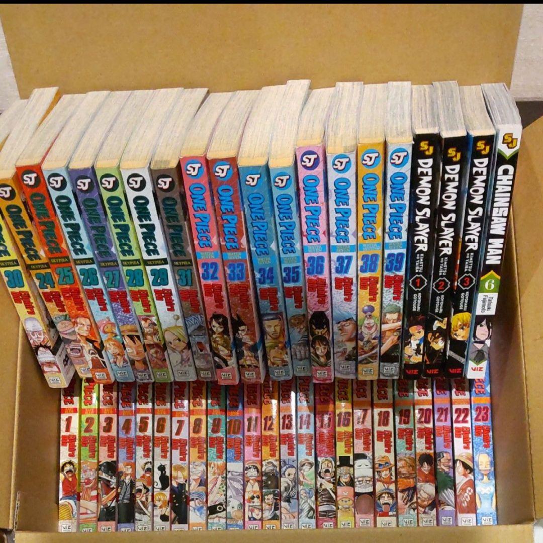 ワンピース ONE PIECE 英語 マンガ 鬼滅の刃 コミック 洋書