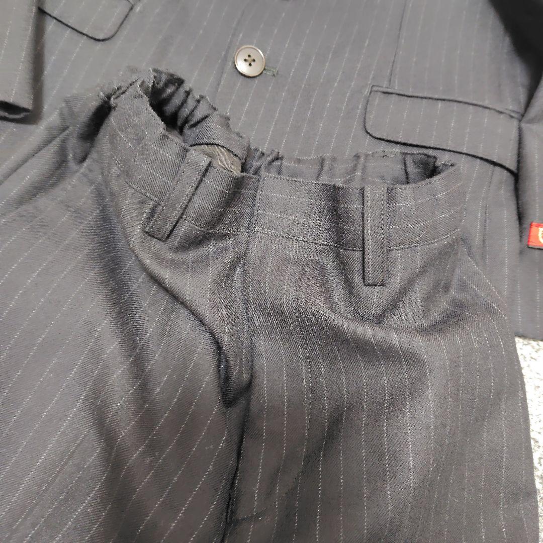 新品＆一度着用　ミキハウスコレクション ストライプスーツ 130　120