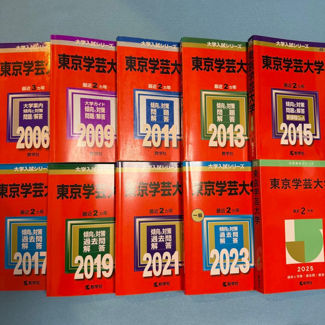 赤本　東京学芸大学　2003年～2024年　21年分　教学社