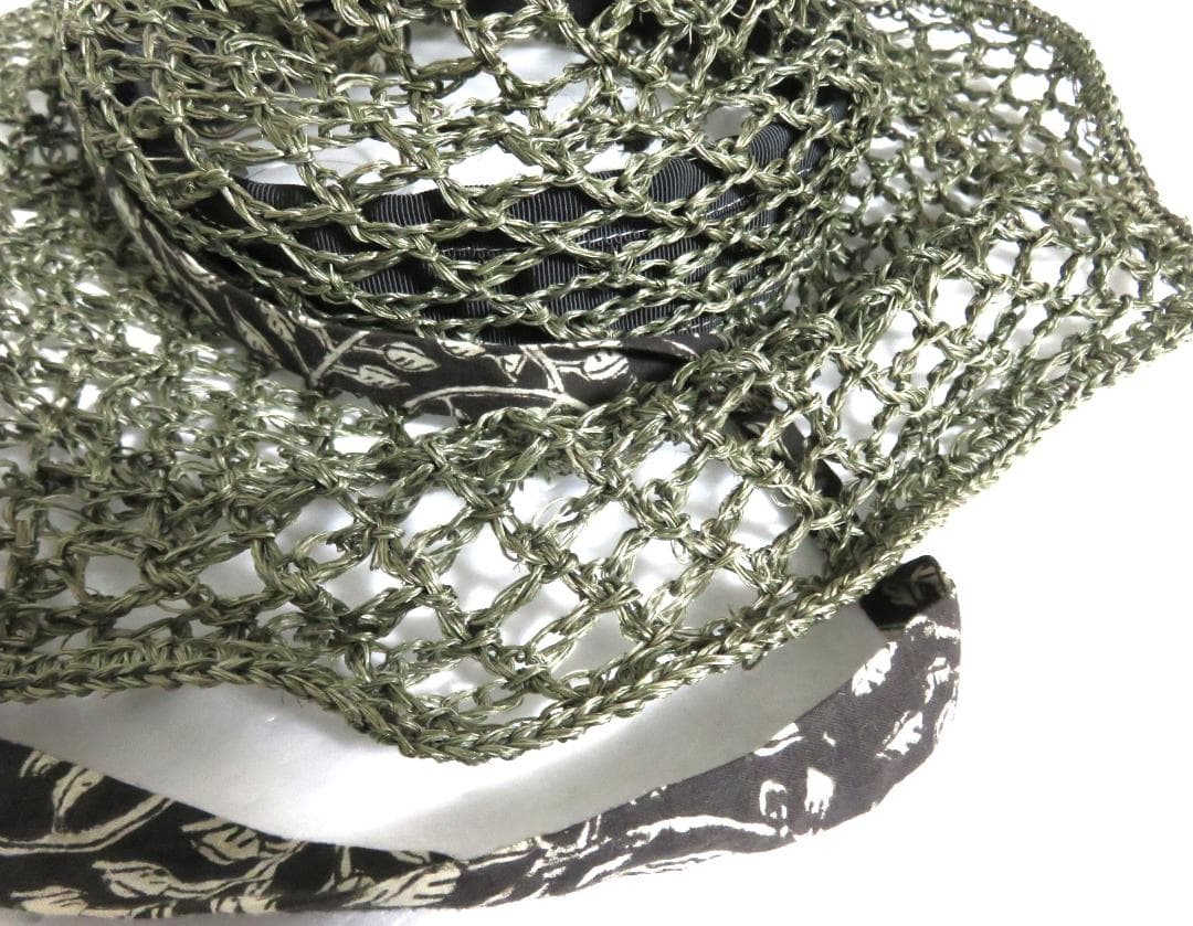 定価2.5万 新品 chisaki KAJU アバカ チサキ カジュ ハット