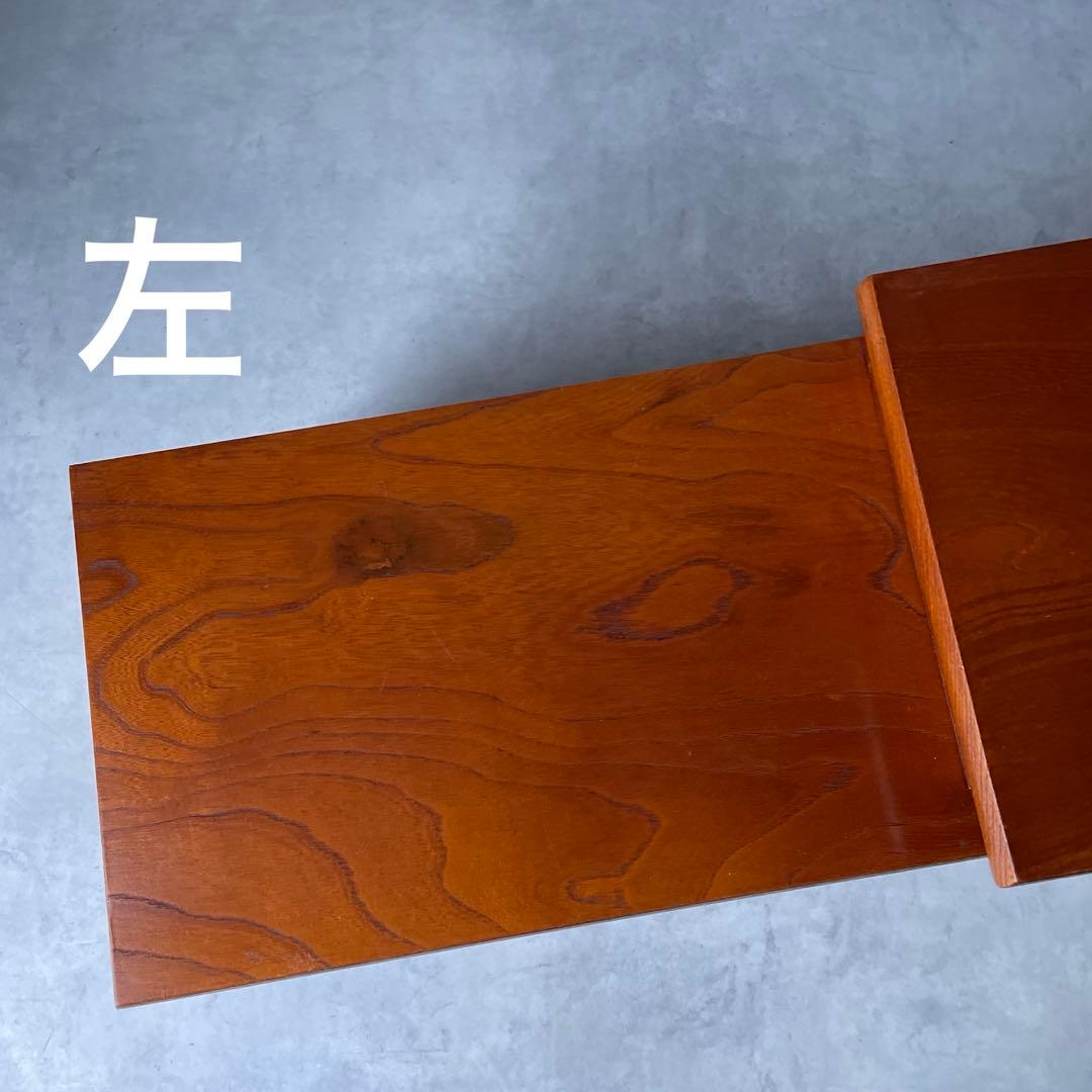 木製 欅調 違い棚 置床 和風家具 AVボード 和室