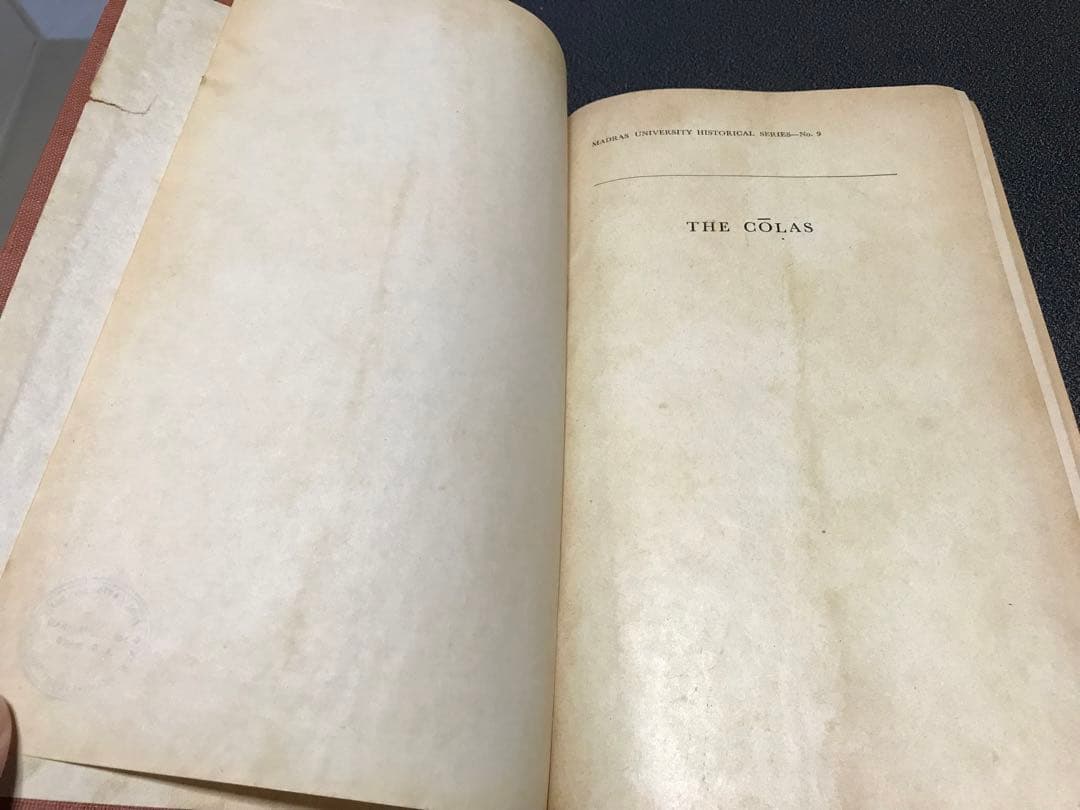 洋書 THE COLAS Sastri, K.A. Nilakanta 1975
