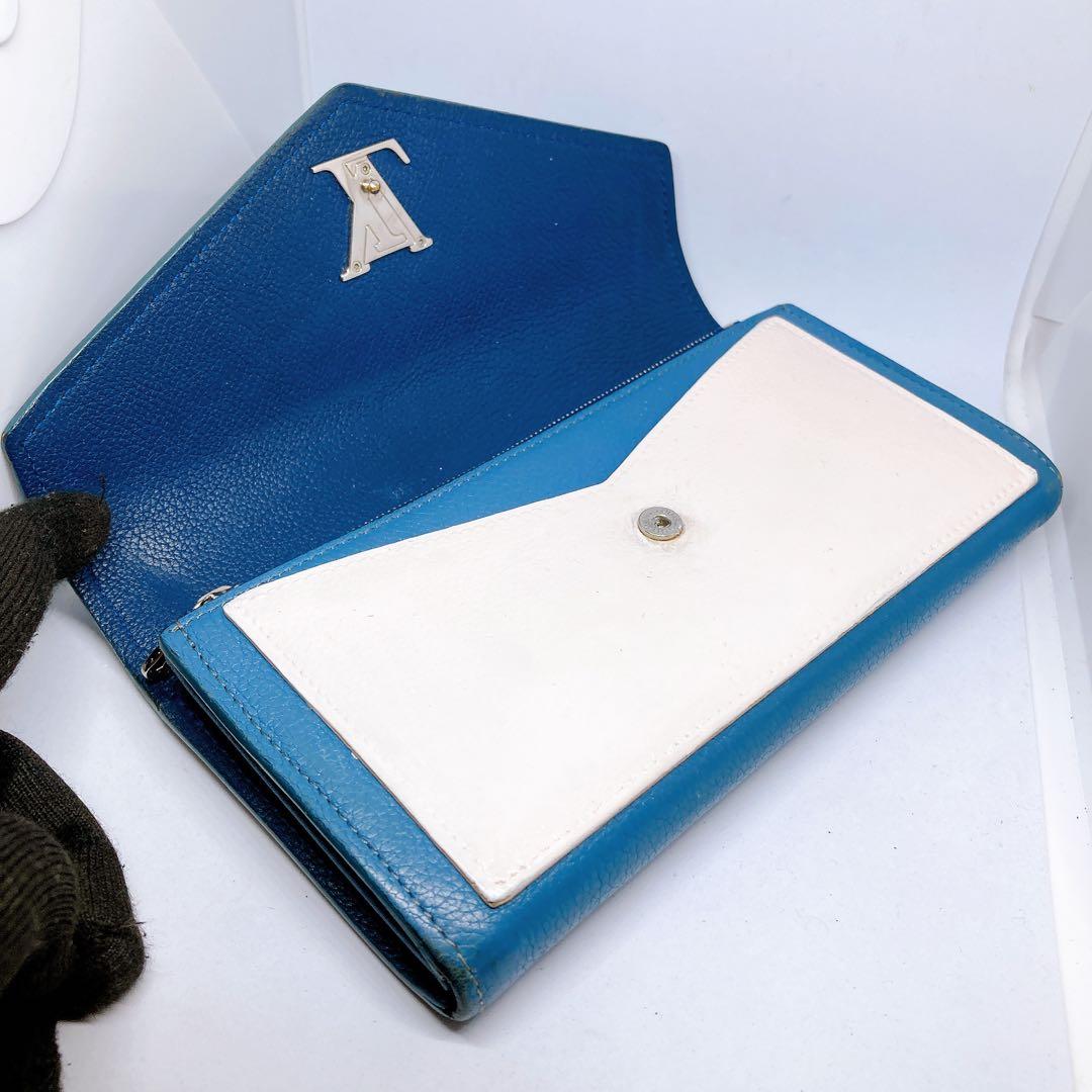 592 ルイヴィトン モノグラム　長財布　折り財布　ポルトフォイユマイクロミー