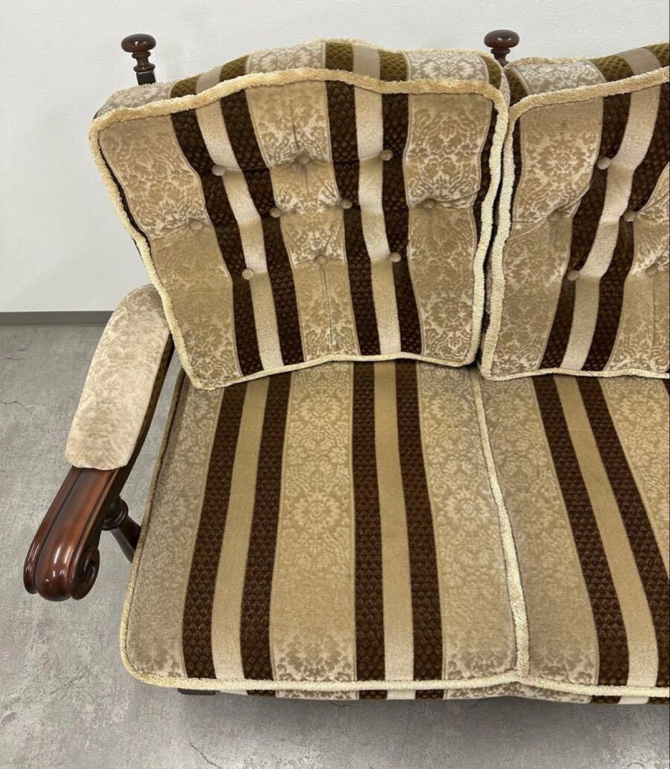 SNT089 karimoku オールドカリモク 3P 3人掛け アームチェア