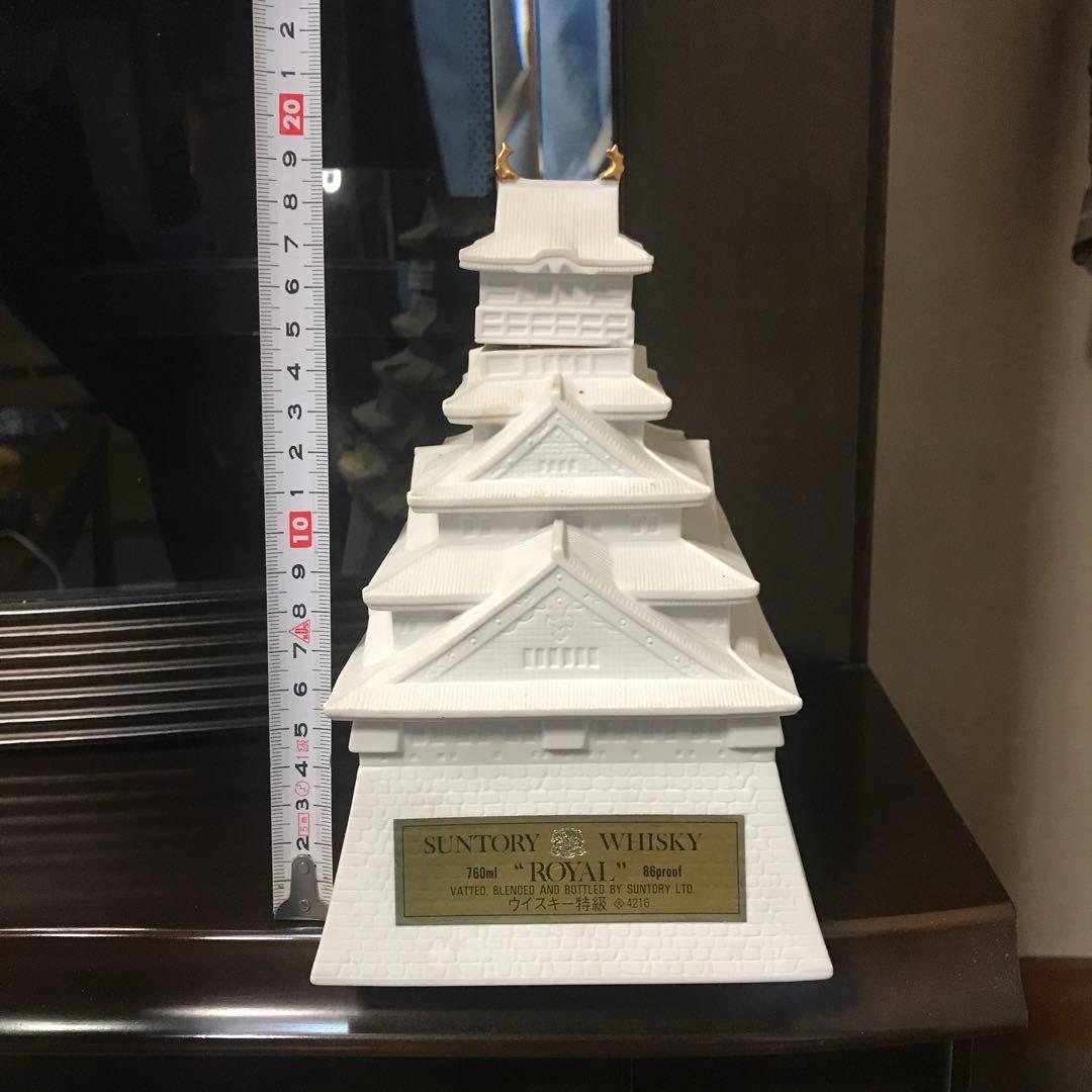 サントリー ウイスキー  大阪城型ボトル 空き瓶