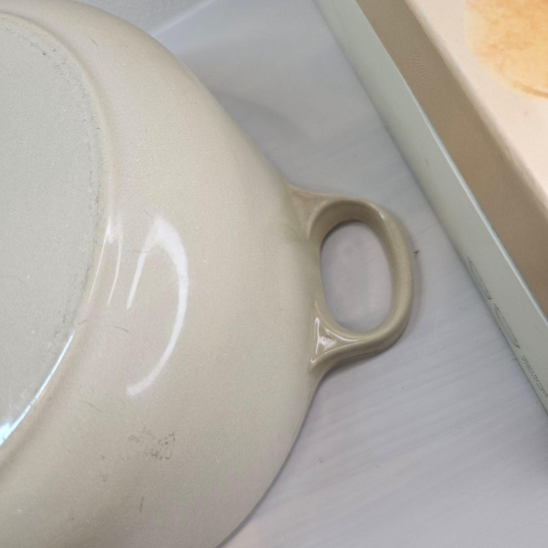 LE CREUSET ル・クルーゼ 限定カラー メレンゲ 両手鍋 20cm