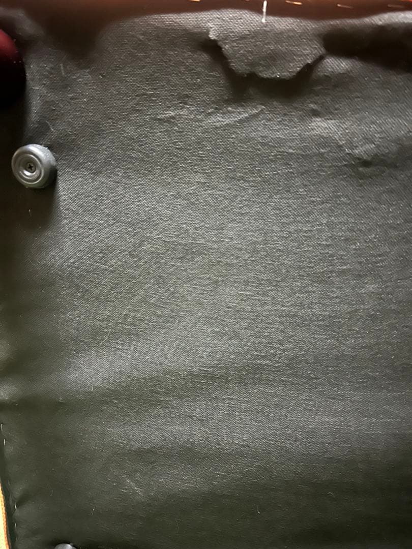 暖色オレンジ色 2人掛けソファ