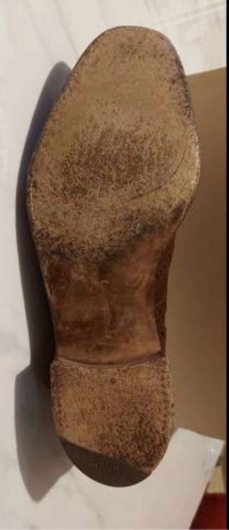 チャーチ スエードウイングチップ バックUK8 Ｅワイズ　二都市