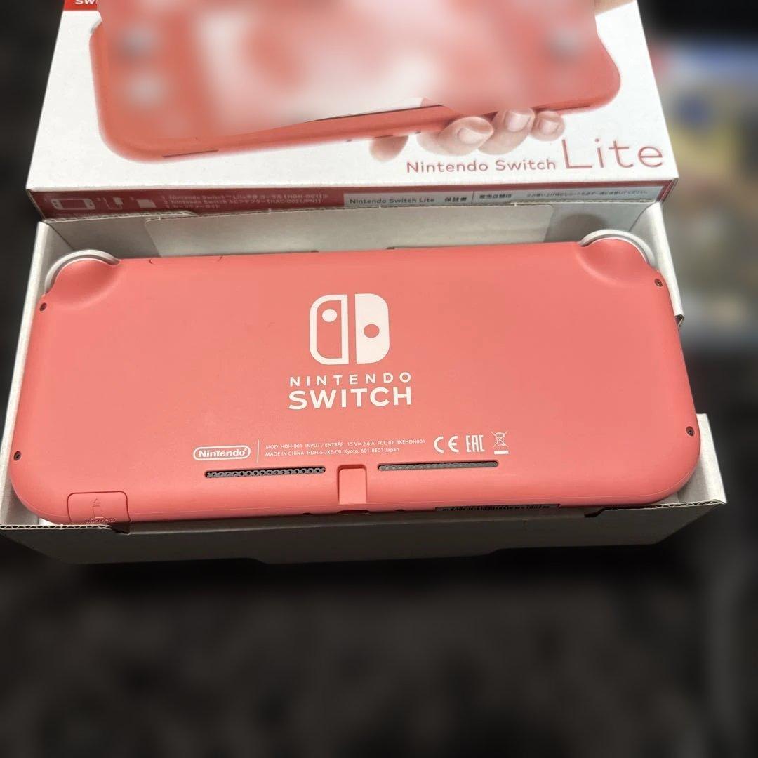 【Hizuki】Switch Lite 本体 ピンク ソフト ケース付き