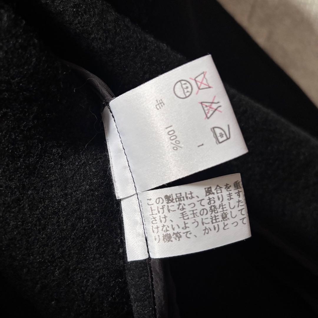 【ラルフローレン】RALPH LAUREN 美品 ウール100%ピーコートS 黒