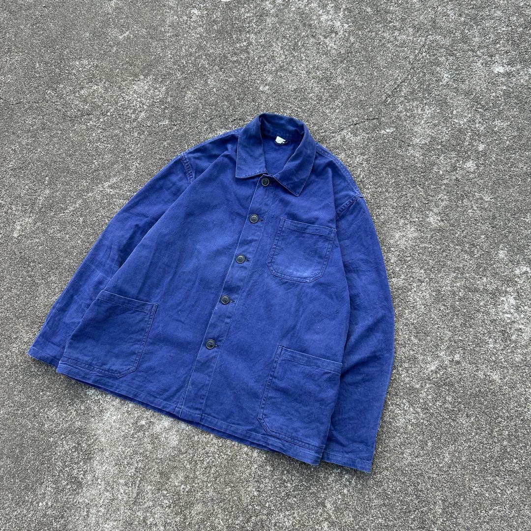 80s〜90s フレンチワーク　ジャケット　ユーロ　古着