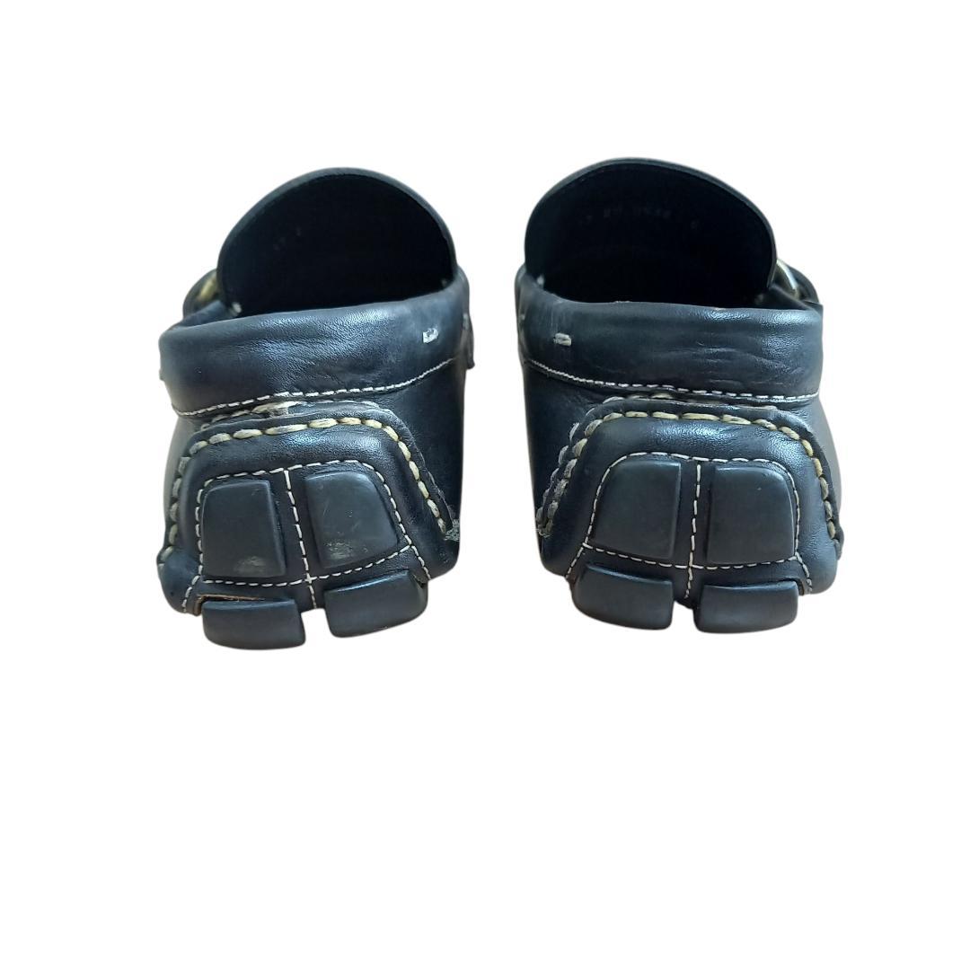 即日配送★ PRADA プラダ ドライビングシューズ ブラック レザー 28