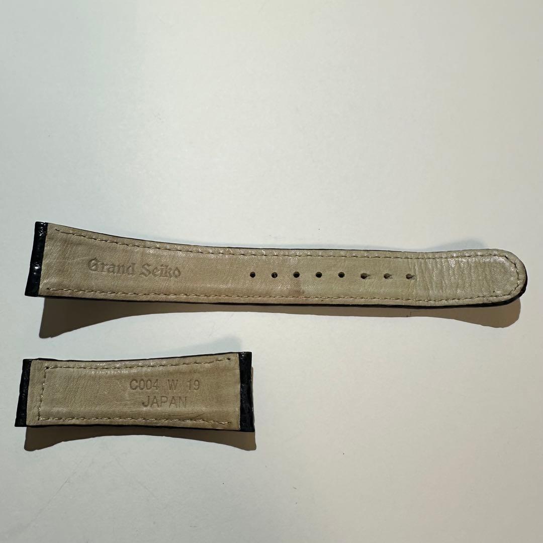 SEIKOグランドセイコー 純正 マット クロコダイルベルト