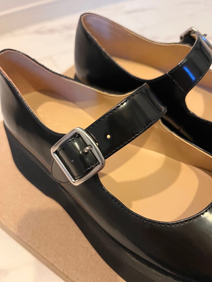 【COACH 】メリージェーン厚底靴