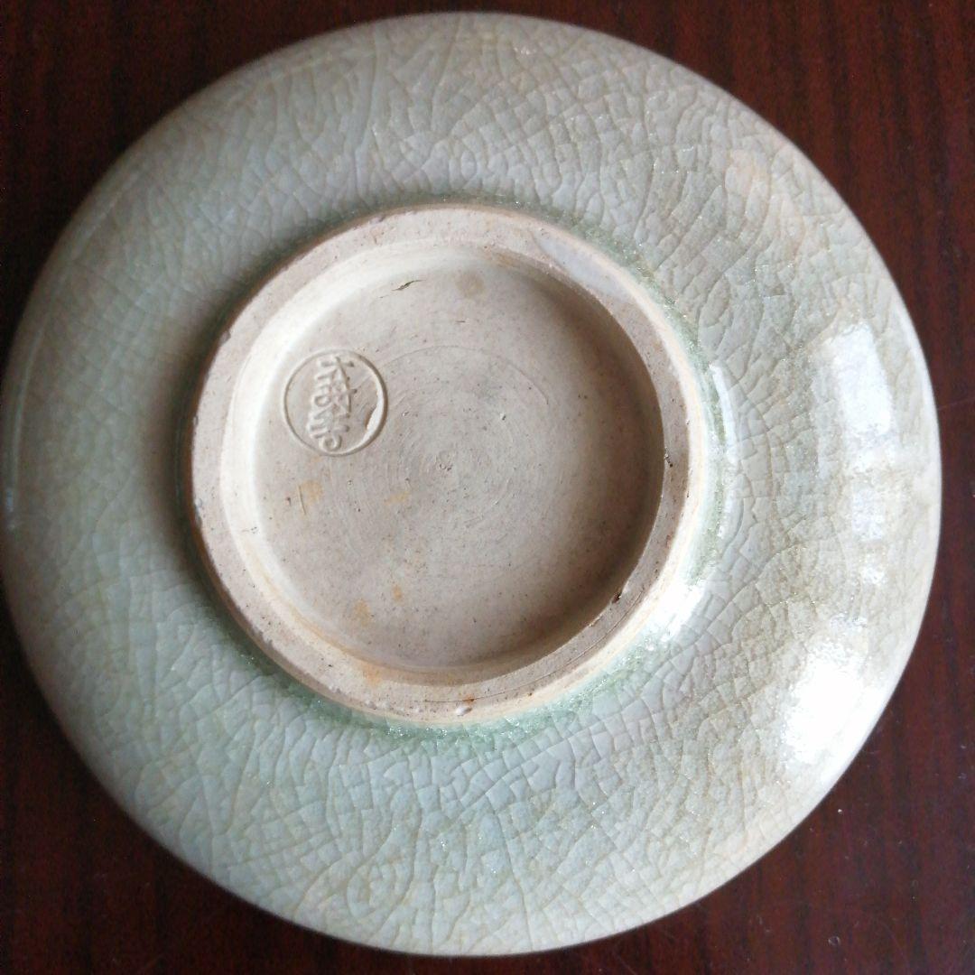 京焼　鉄絵小皿　10枚　11.8cm　大正～昭和中期