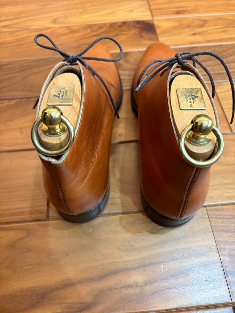 g*0様 クロケット＆ジョーンズ レザー チャッカブーツ サイズ7.5E シュー