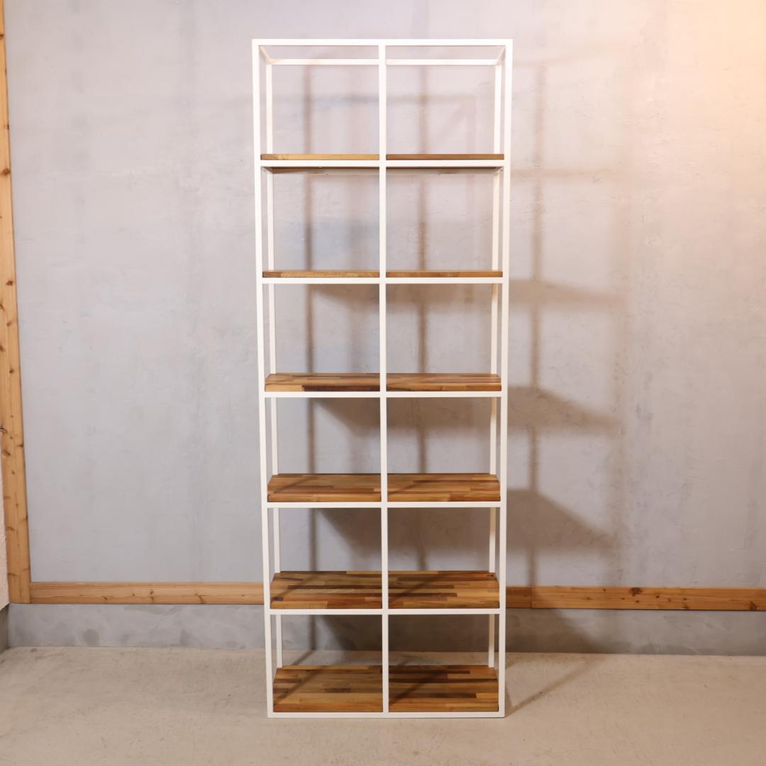 STUDIO APEIRON オープンシェルフ 本棚 飾り棚 ラック 無垢材