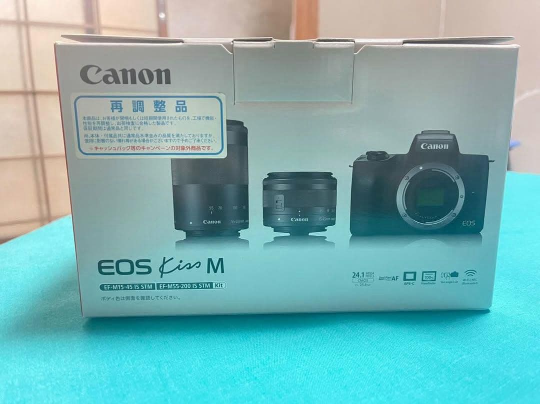 EOS M5 ミラーレス一眼 レンズ2本＋マクロレンズ付属 ほぼ未使用