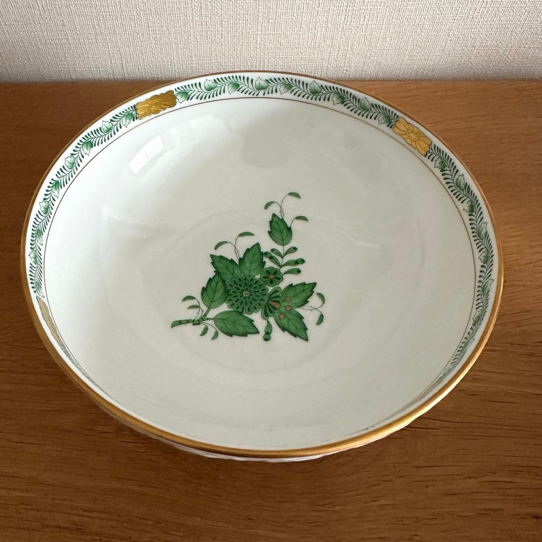 Herend アボニーグリーン大中小ボウル3点セット　廃盤品