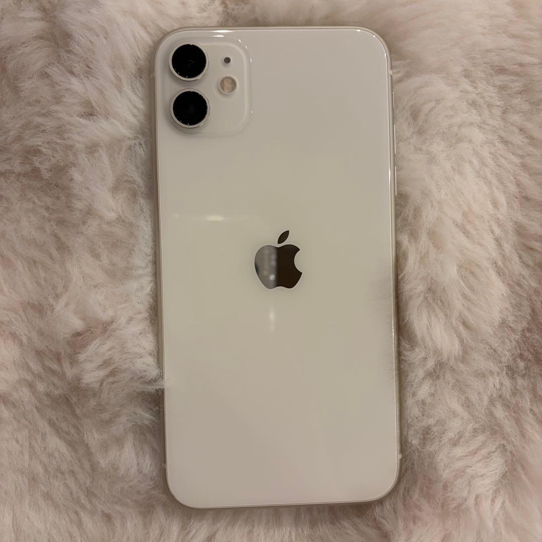 美品★Apple iPhone 11ホワイト白128G