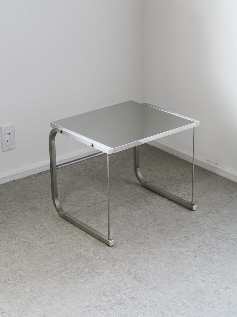 vintage ステンレス サイドテーブル 無機質 モダン ミッドセンチュリー
