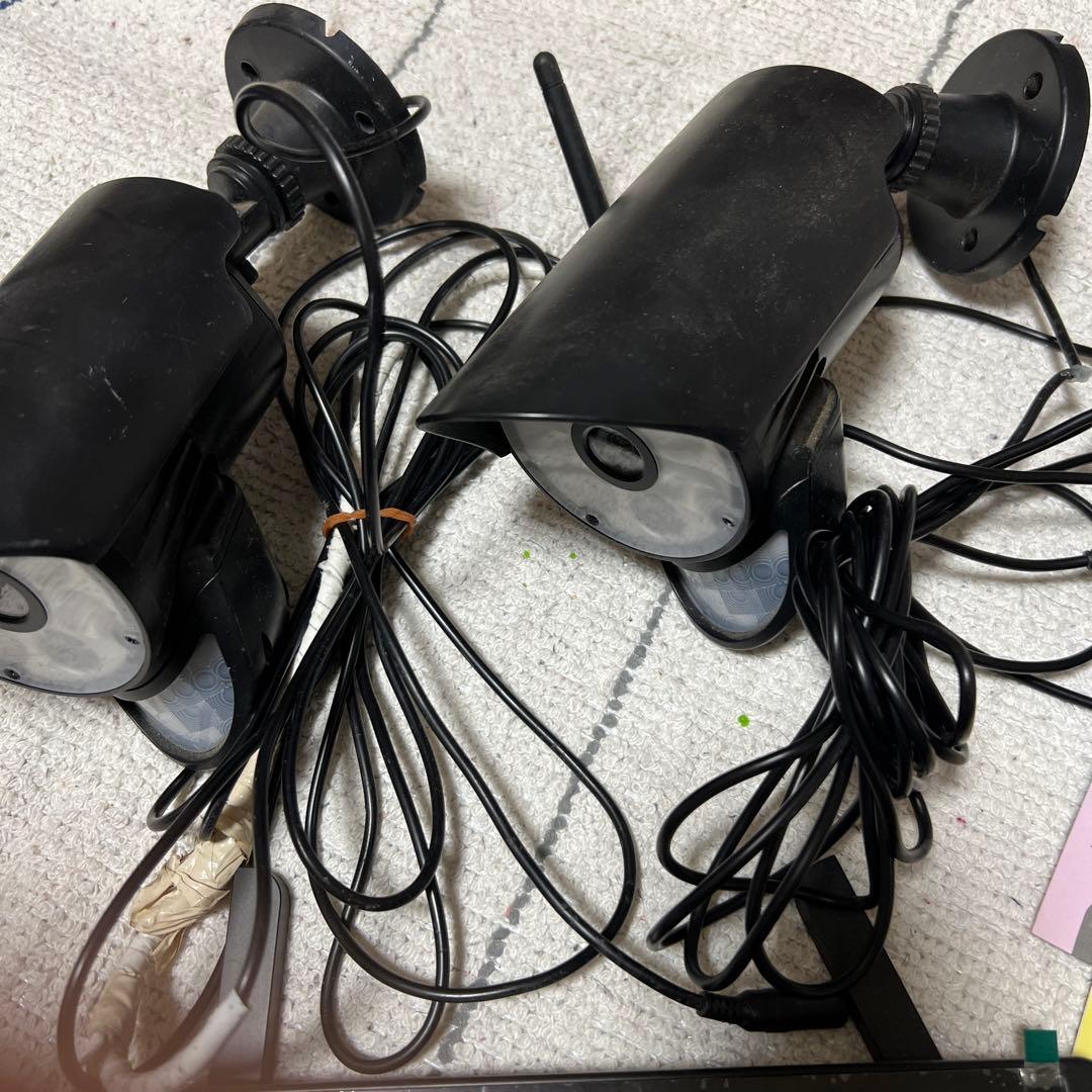 NSK 防犯カメラ2台　モニター　セット