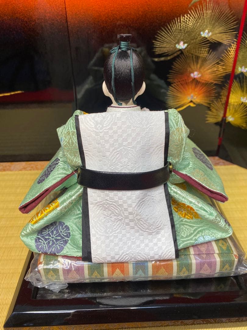 アウトレット商品・東京久月　雛人形親王平飾り・間口約６５×奥行約３５×高約３１㎝