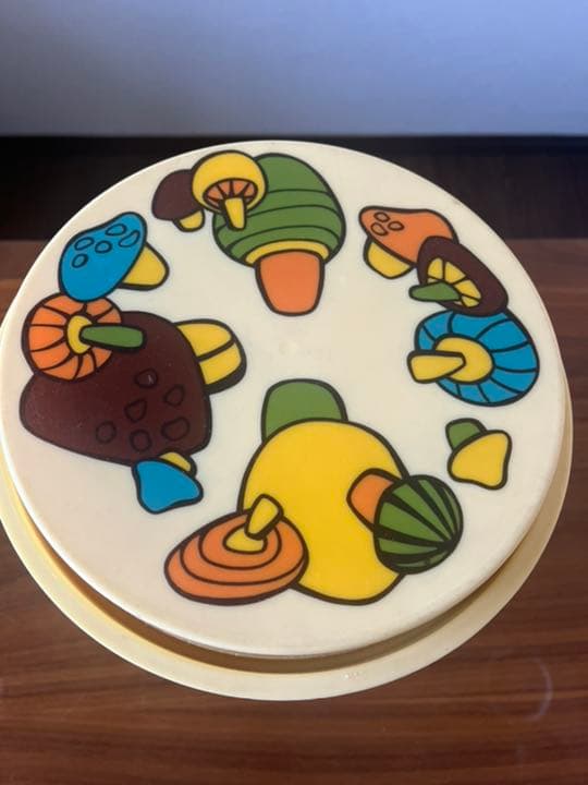 アメリカ ヴィンテージ Rubbermaid ラバーメイド きのこ　キャニスター