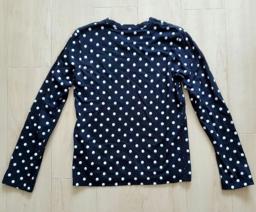 コムデギャルソン ドット ロンT S 水玉 長袖