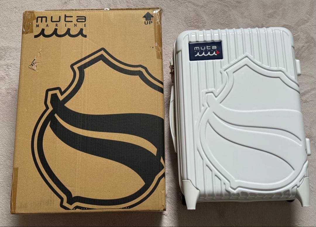 muta ムータ スーツケース キャリーケース ホワイト 32L 機内持込サイズ