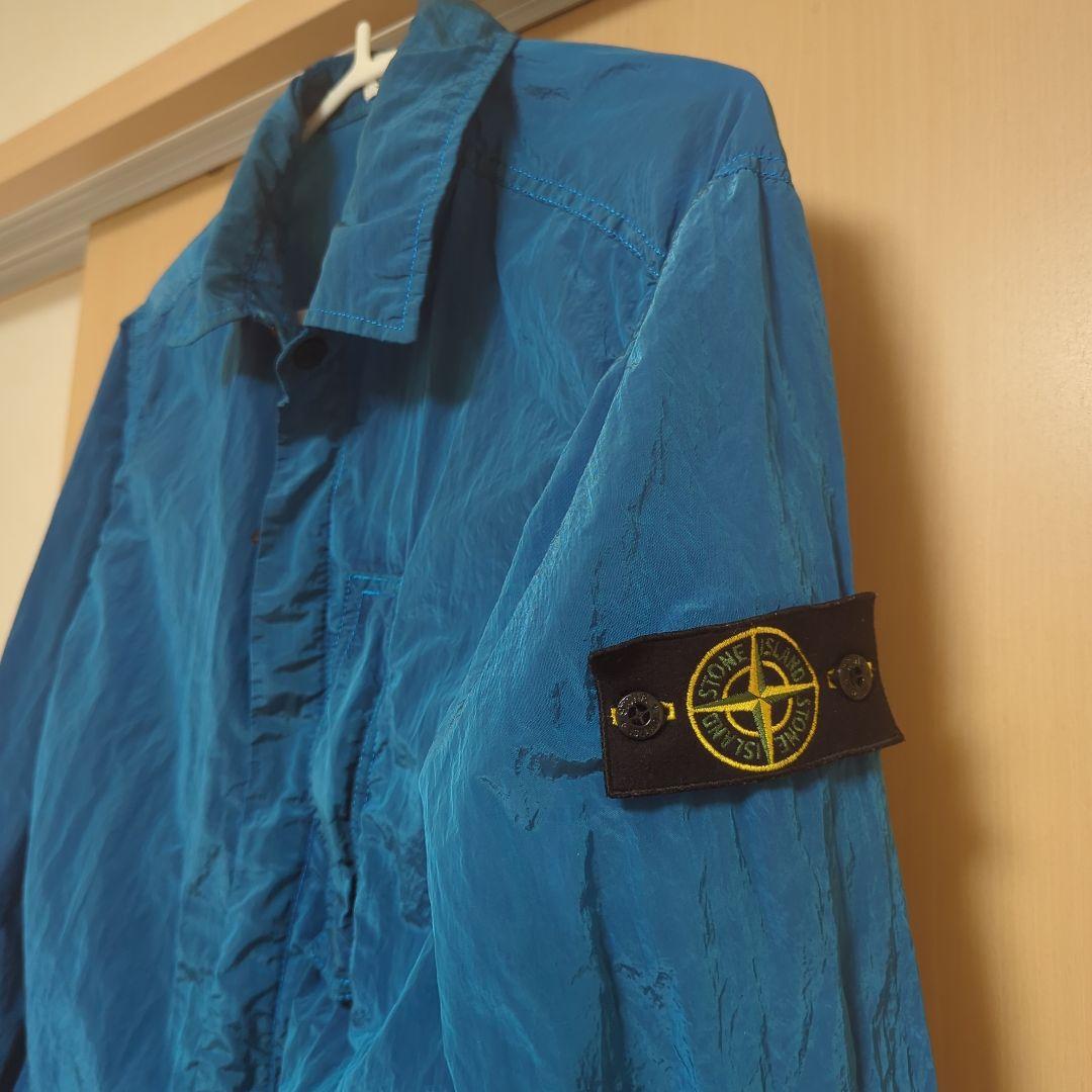 STONE  ナイロンジャケット 青
