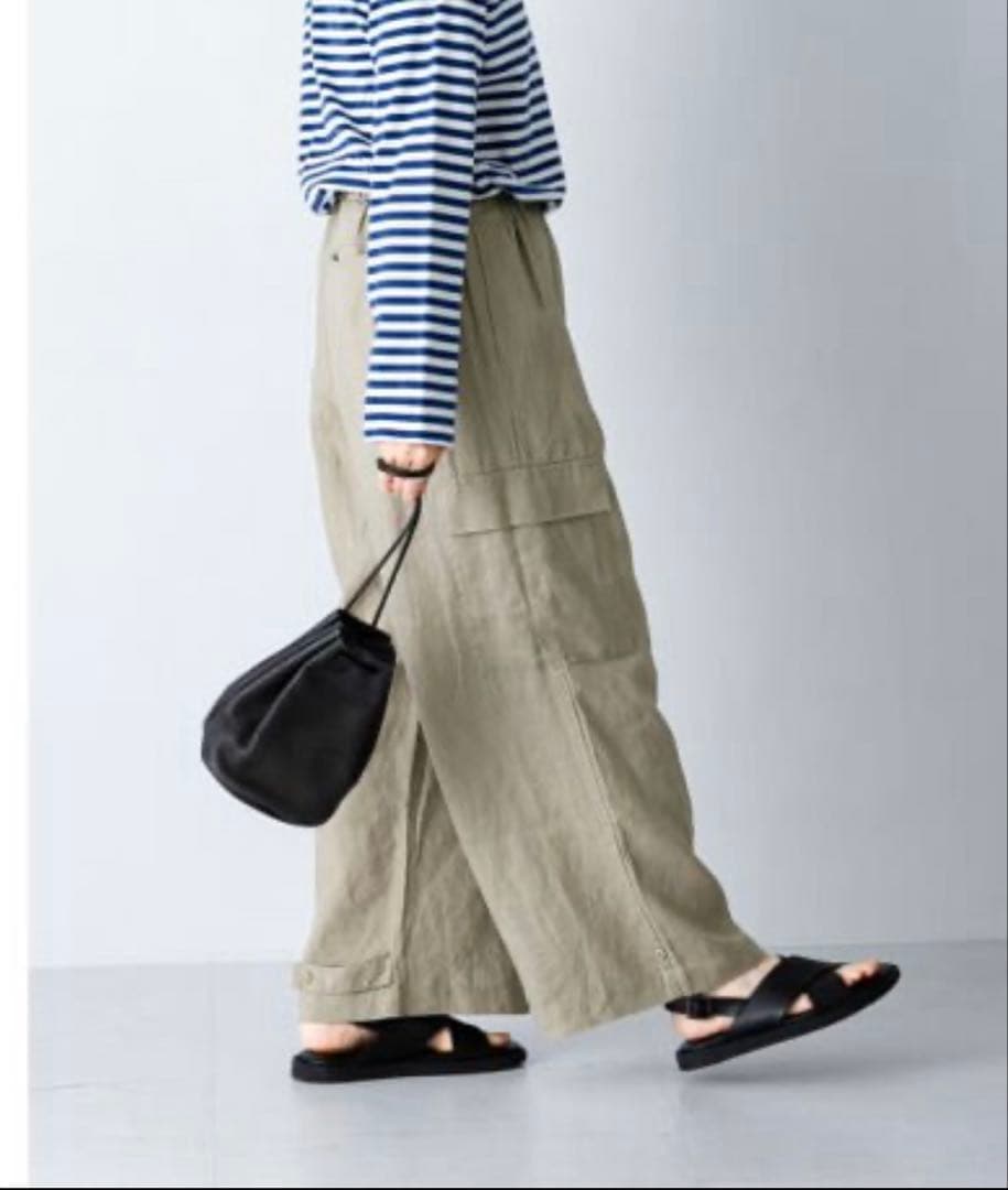 専用　かぐれ　リネンユーティリティーパンツ